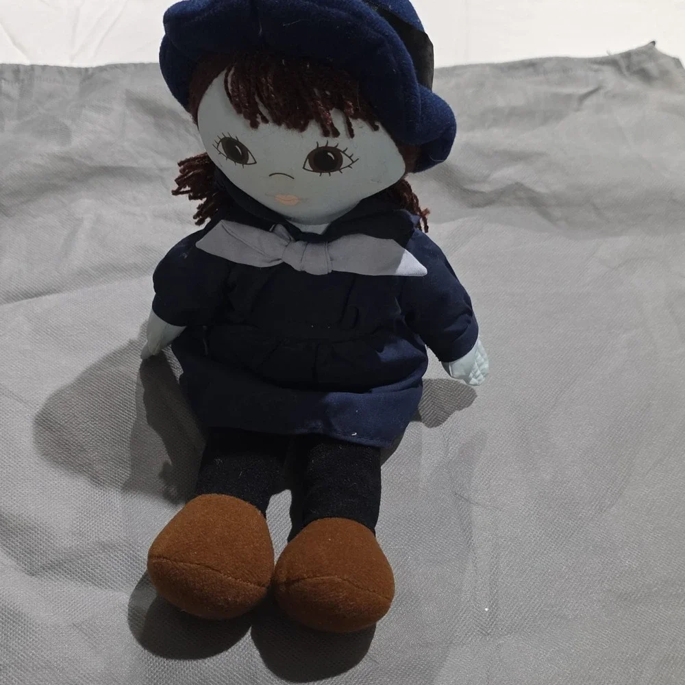 R. Dakin & Co. 1986 Blue Brown Stuffed Doll Plush Toy Polyester Collectible